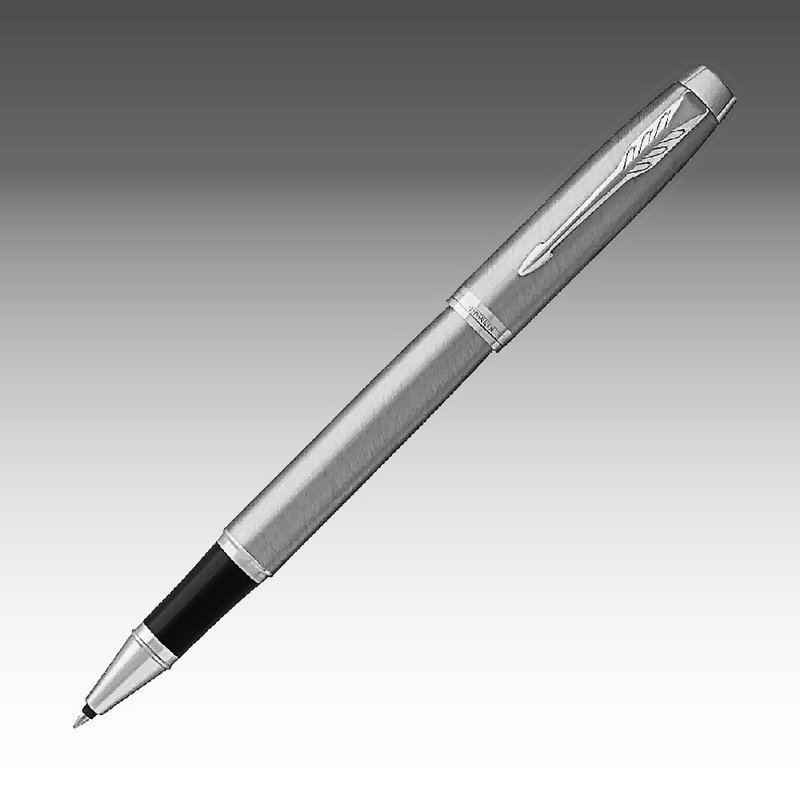 Parker 派克 新IM 入門款 鋼桿白夾鋼珠筆 免費刻字 - 原子筆/中性筆 - 其他金屬 銀色