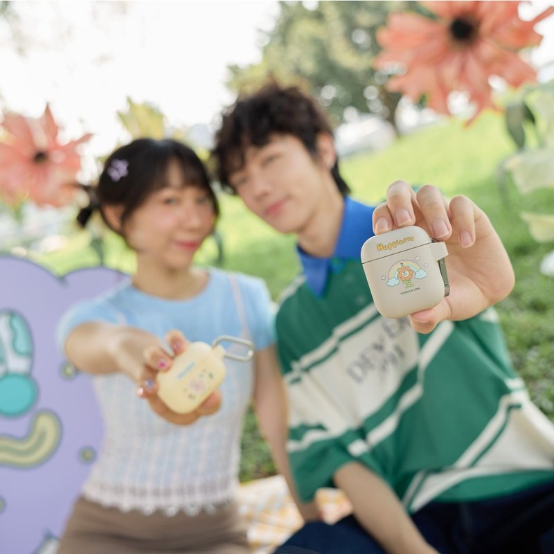 KINGJUN開心花花強悍防摔AirPods保護套 - AirPods/耳機保護套 - 塑膠 多色