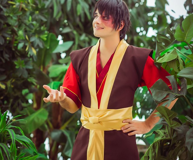 Anime Avatar The Last Airbender Cosplay Zuko Cosplay Costume Uniform Halloween Outfit Suit 