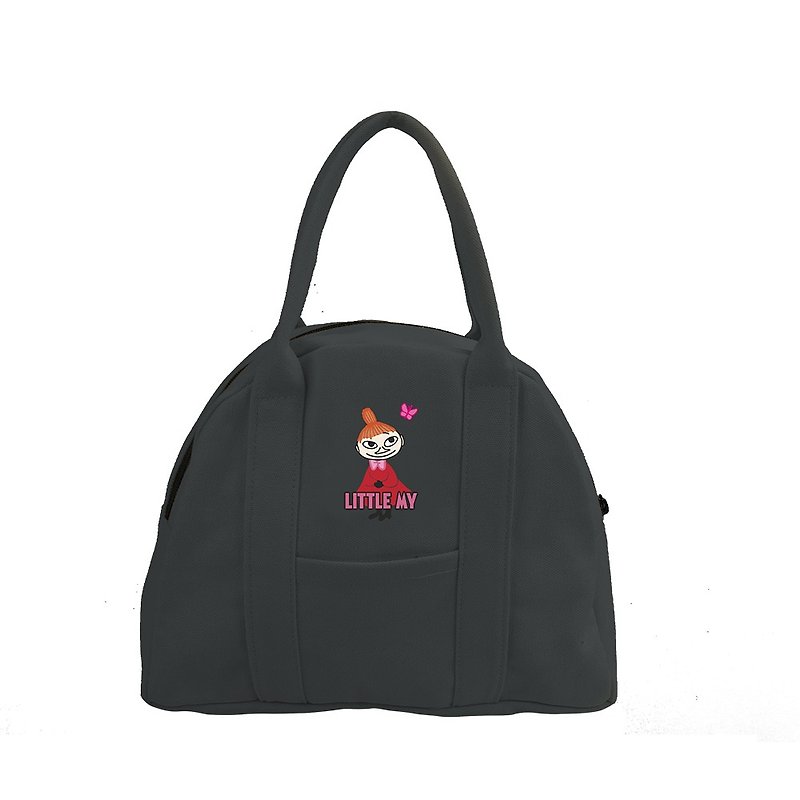 Moomin嚕嚕米授權-半月形手提包(黑),AE01 - 手袋/手提袋 - 棉．麻 紅色