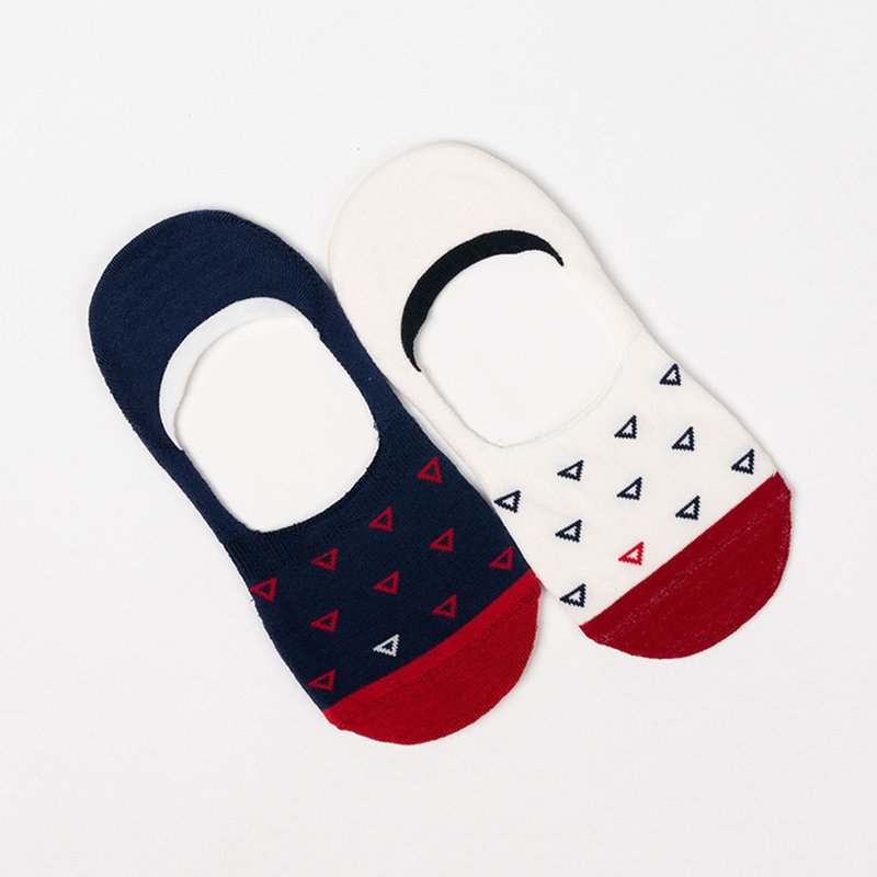 [WARX Antibacterial and Deodorant Socks] LOGO invisible socks (2 colors in total) - ถุงเท้า - ผ้าฝ้าย/ผ้าลินิน 