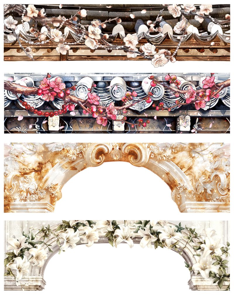 Ceiling deco_stickers - 貼紙 - 紙 