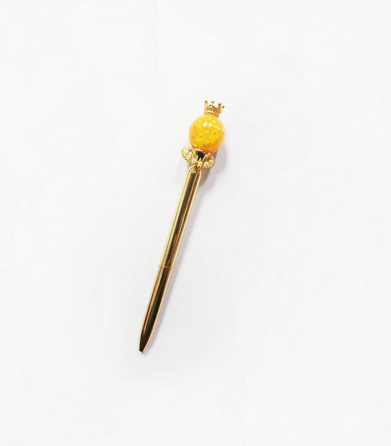 小王子星球金筆 圓仔花 原子筆 手工製作 - 原子筆/中性筆 - 植物．花 