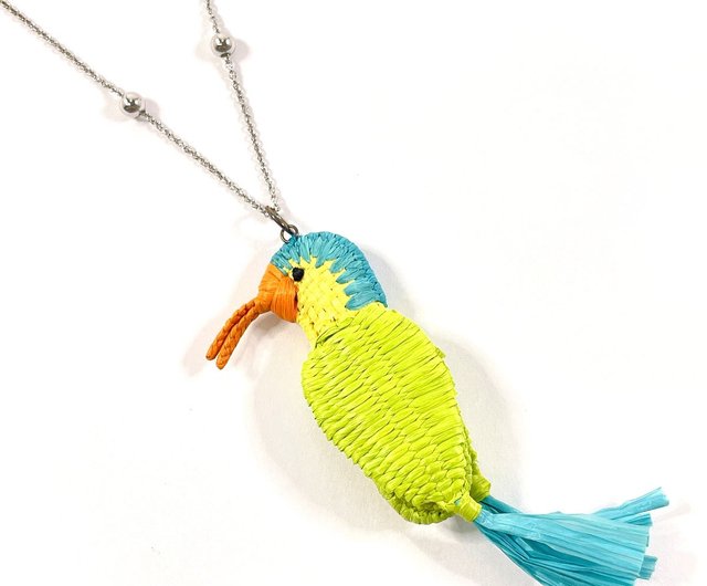 日本直送 中古美品】プラダ PRADA ネックレス バードモチーフ 鳥