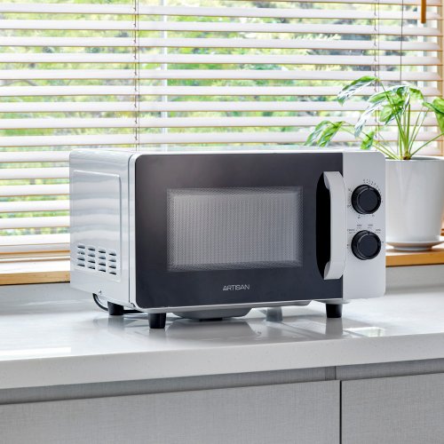 20L Household Microwave Oven Small Authentic Multi-function Microwave Oven  Mini Turntable Mechanical Microwave Oven