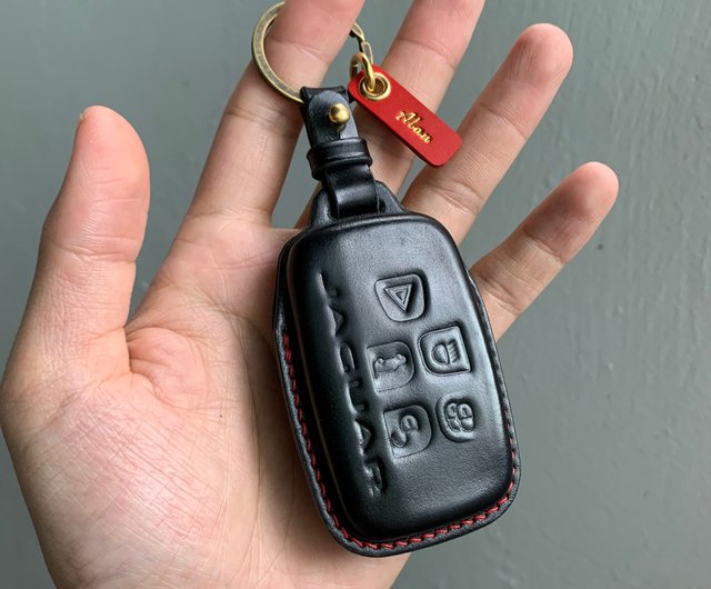 Leather car key case, car key cover - Shop Shao Leather Keychains - Pinkoi