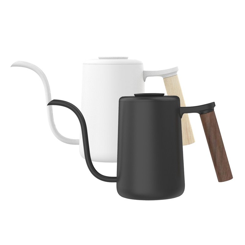 【Timemore】Taimo Coffee Fish Youth hand-pour pot 700ml narrow mouth pot coffee utensils - เครื่องทำกาแฟ - โลหะ 