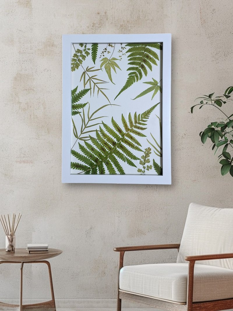 Art Framed |  Botanical art decor | Unique gift - ของวางตกแต่ง - เรซิน สีเขียว