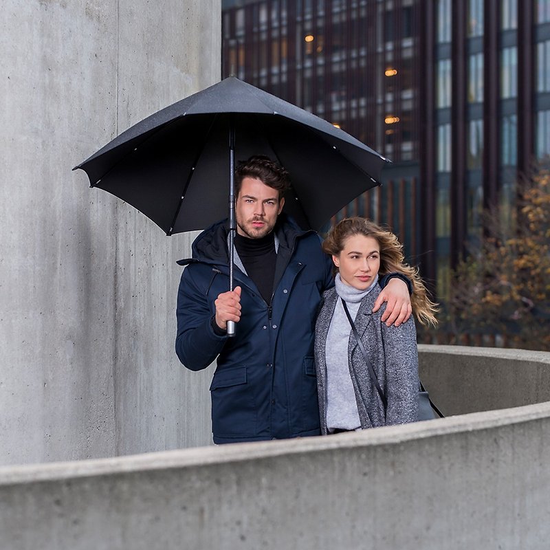 Netherlands Senz Shengshi President Windproof Umbrella (XXL) - Swallowtail Black - Umbrellas & Rain Gear - Waterproof Material 