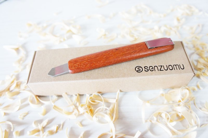 Sensaki sen zuo mu / wooden utility knife*rosewood* - อื่นๆ - ไม้ หลากหลายสี