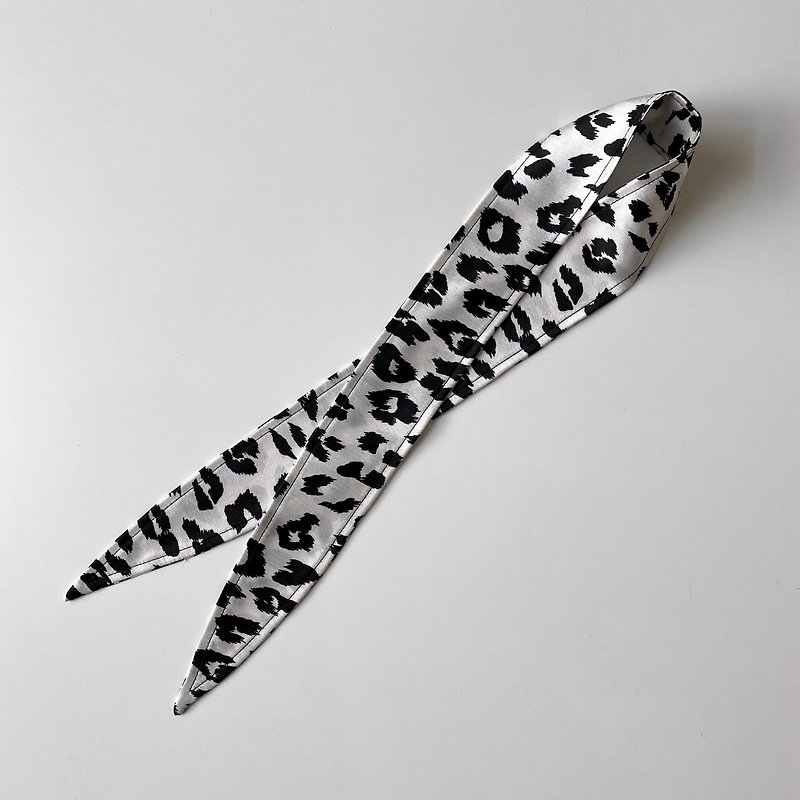 Depicting Dreamland-Self-tie Handmade Hairband*Short Size - Headbands - Polyester White