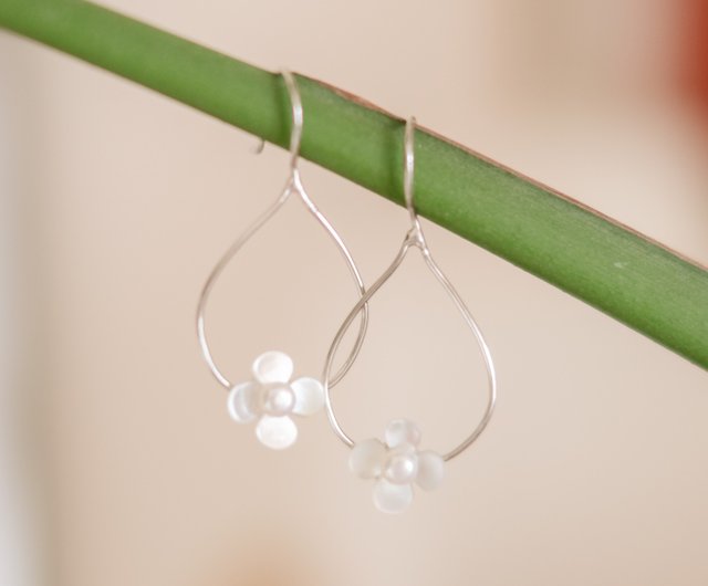 スターリングシルバーホワイト淡水パールスタッドイヤリング Rakumi Sterling Silver AAAA 6mm Whit 並行輸入品