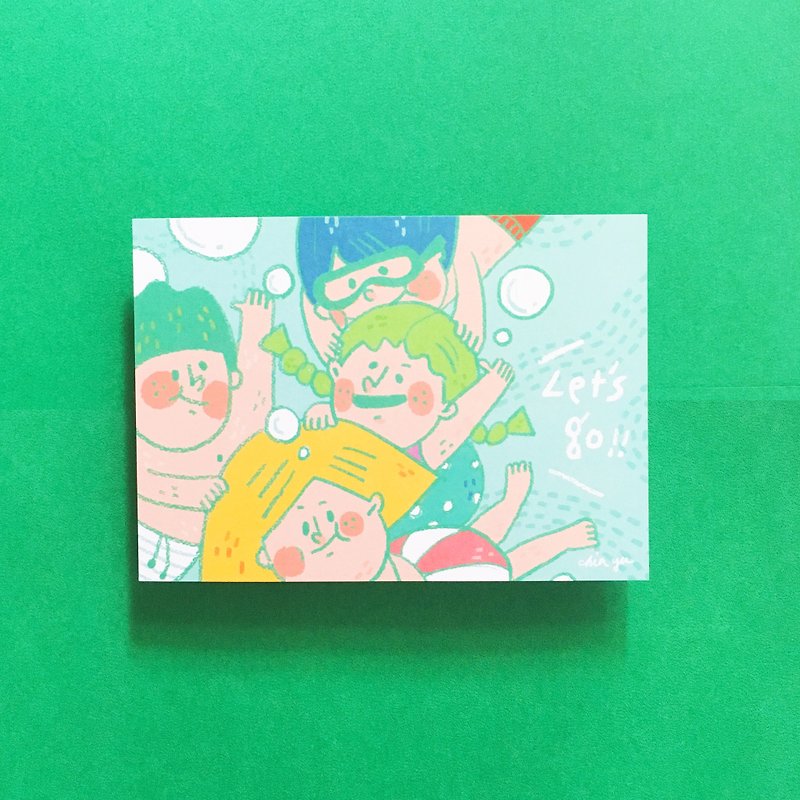 (3) Let's go! / Postcard - การ์ด/โปสการ์ด - กระดาษ หลากหลายสี