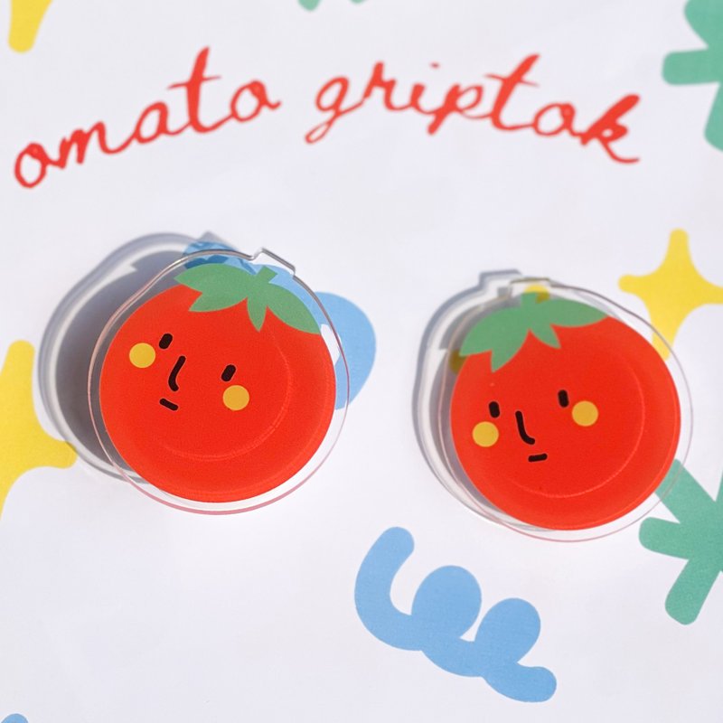 Griptok die cut - Tomato - Phone Stands & Dust Plugs - Acrylic 