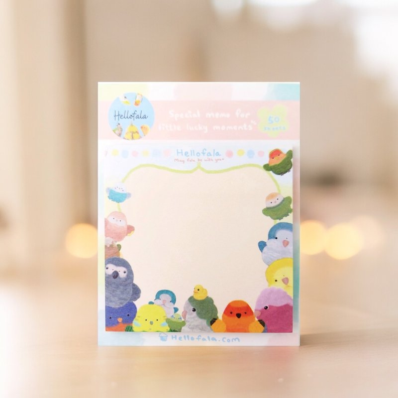 Parrot Memo Pad Quaker Parrot - Sticky Notes & Notepads - Paper White