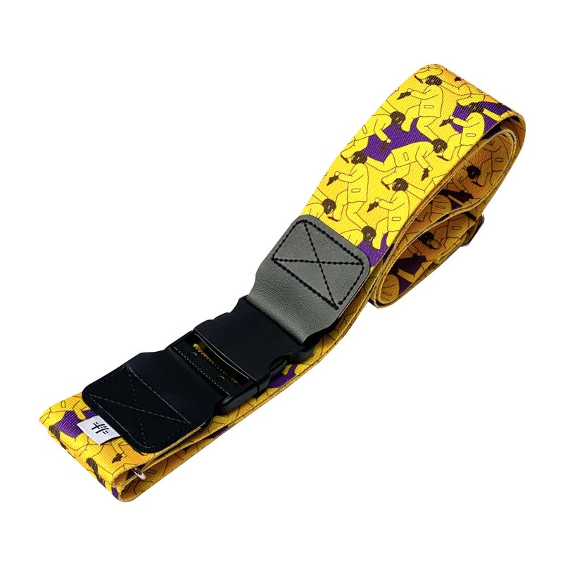 [Jinyuanxing] Monkey-catching wide version luggage strap l luggage strap luggage strap luggage strap adjustable - Luggage Tags - Polyester Multicolor