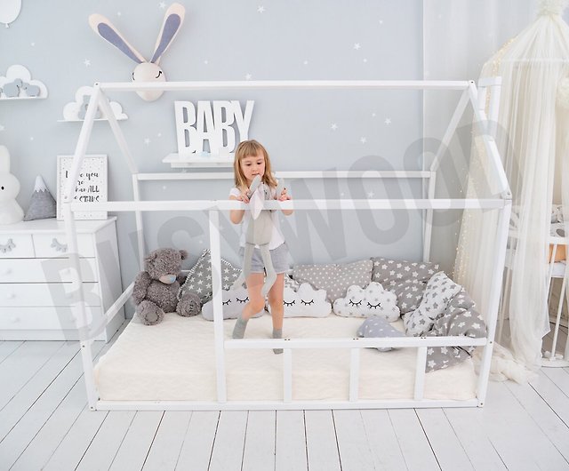 Montessori Toddler Twin Floor Bed For, Twin Floor Bed