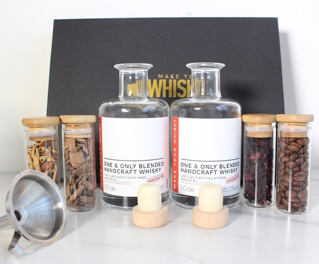 DIY Whiskey Making Kit 1 DIY Gift Set for Homemade Whiskey 