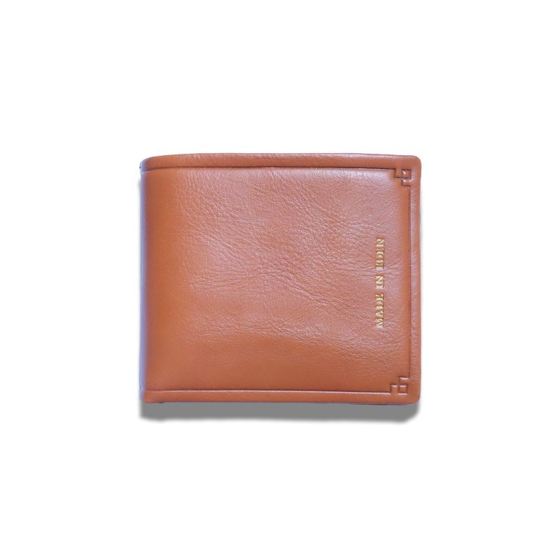 ALSEGO Wallet|短夾|薄身錢包|銀包|意大利植鞣皮|零錢包|Wallet - 錢包/皮夾/長短夾 - 真皮 咖啡色