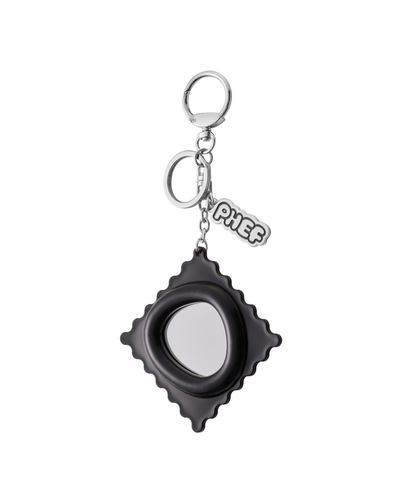 RAVIOLI KEY-RING : SQUID INK - 鑰匙圈/鑰匙包 - 塑膠 黑色