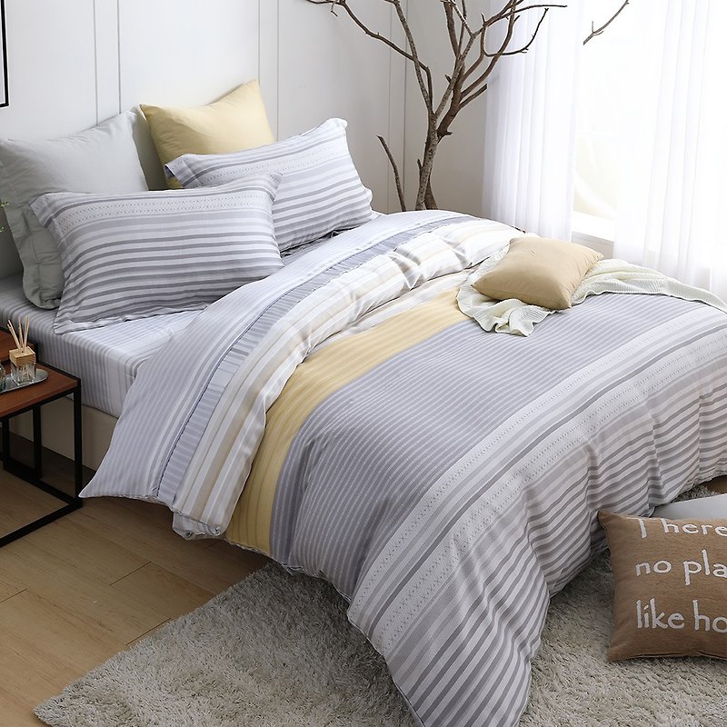 余分な官能と合理的 -  Tencelの二重目的の寝具パッケージ4個[40 100％Lysell]デザインモデル - 寝具 - シルク・絹 多色