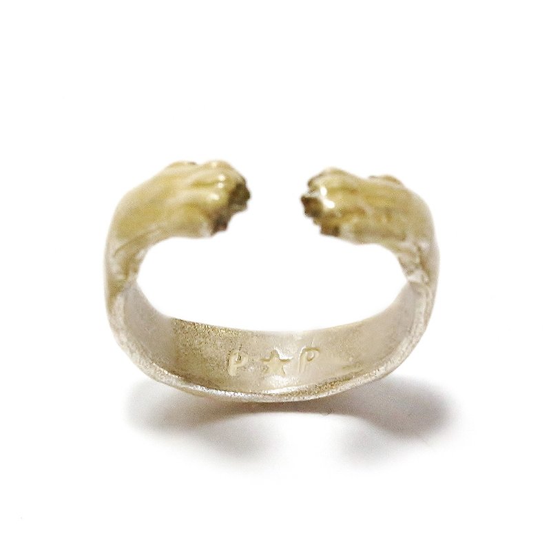 Wolf ring RN151 - General Rings - Other Metals Khaki