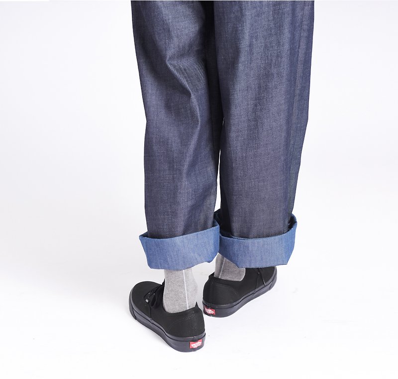 TRAN ✖️ UGLY SYMPTOM Ninja Socks (gray) - อื่นๆ - ผ้าฝ้าย/ผ้าลินิน สีเทา
