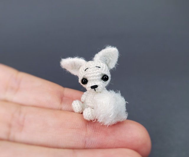 Miniature crocheted puppy Chihuahua. Dollhouse miniature. - Shop  Microtoysby Kids' Toys - Pinkoi