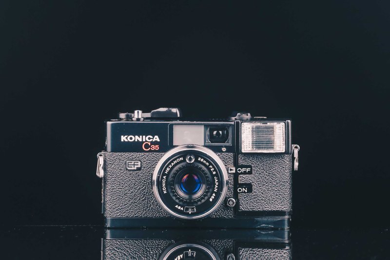 KONICA C35 EF #7047 #135底片相機 - 相機/拍立得/底片相機 - 其他金屬 
