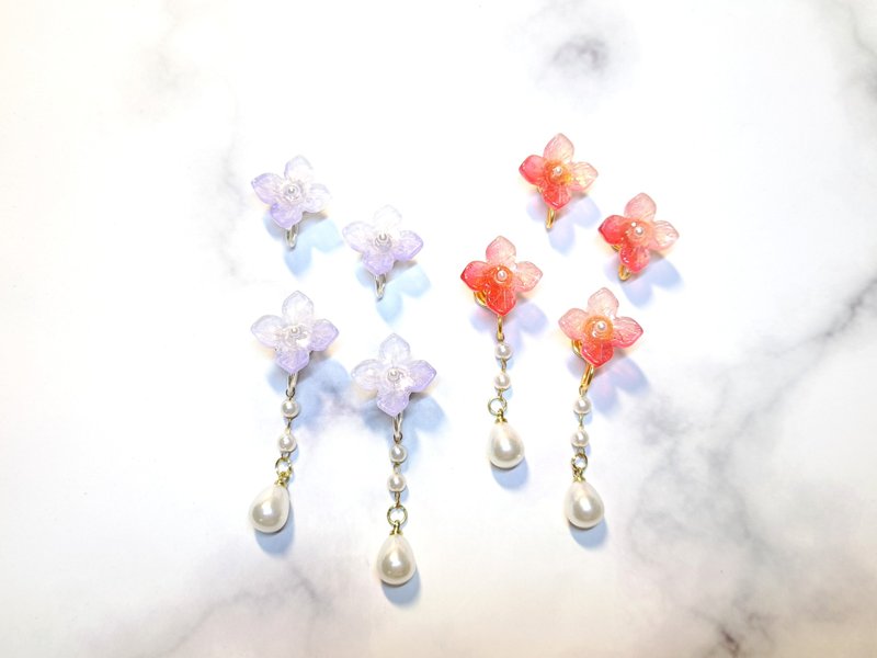 Good Times Clip Earrings - ต่างหู - วัสดุอื่นๆ หลากหลายสี