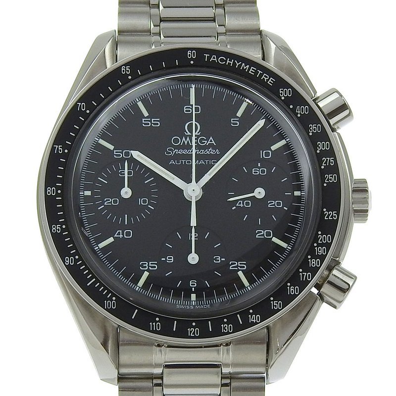 【日本直送】オメガ OMEGA スピードマスター 腕時計 3510.50 SS 自動巻き クロノグラフ 黒文字盤 メンズ【中古】 - 女錶 - 不鏽鋼 銀色