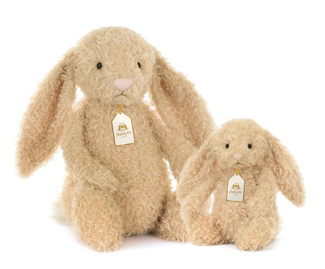 Bashful Luxe Bunny Curly Big 51cm - Shop Jellycat Stuffed