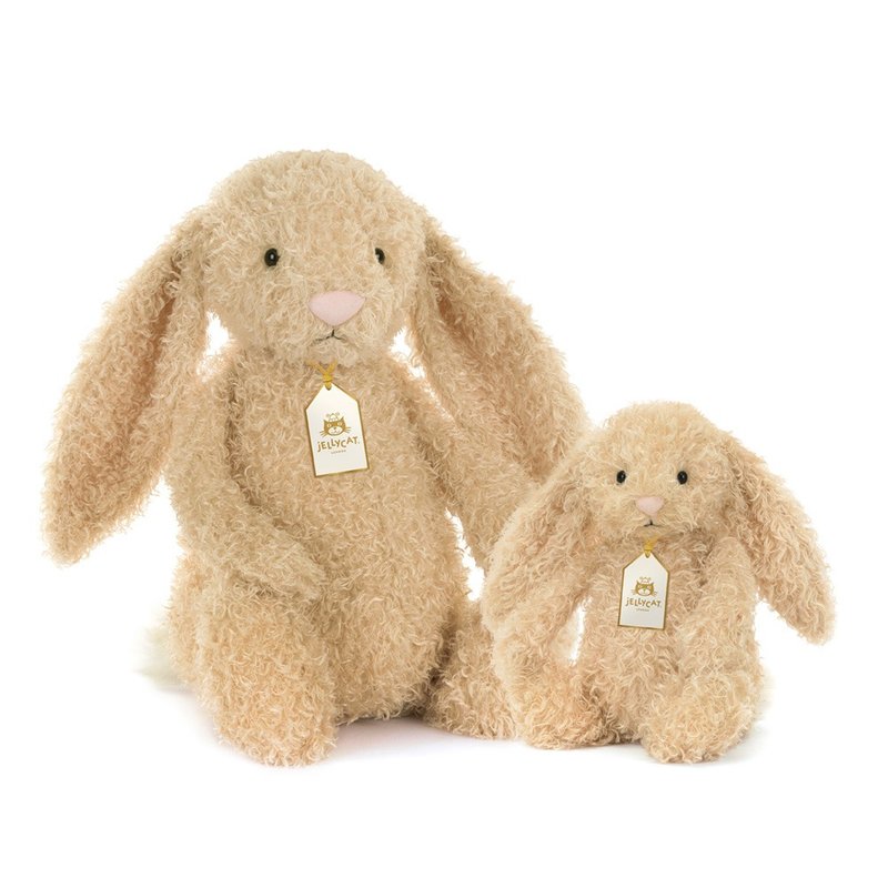 Bashful Luxe Bunny Curly 奢華致臻安撫捲毛兔 - 玩偶/公仔 - 聚酯纖維 金色