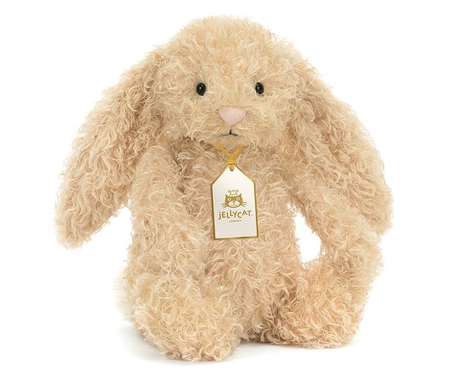 Bashful Luxe Bunny Curly Big 51cm - Shop Jellycat Stuffed