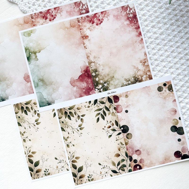 Z318 - Dreaming Vintage background - 貼紙 - 紙 