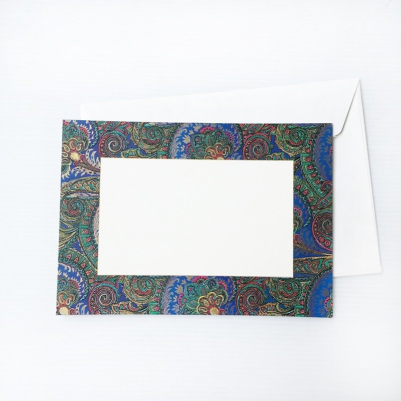 American border totem invitation card (5 entries) | Peggy Toole - การ์ด/โปสการ์ด - กระดาษ สีน้ำเงิน