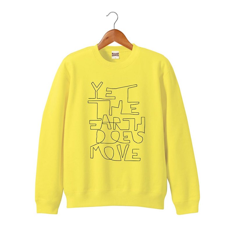 Yet the earth does move Sweat - Unisex Hoodies & T-Shirts - Cotton & Hemp Yellow