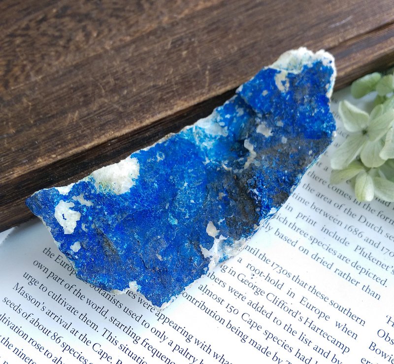Azurite  安徽產地 藍銅礦 石英 共生礦 天然礦石 原礦 - 擺飾/家飾品 - 其他材質 