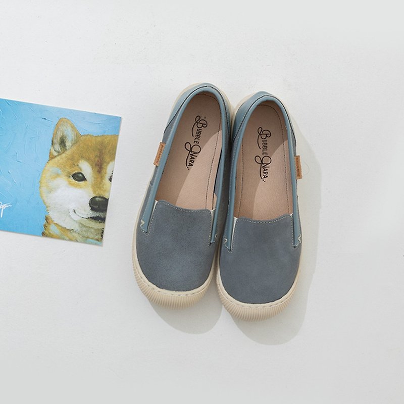 3M Water Resistant - Peng Peng Steamed Bun Loafers - Mist Blue Waterproof - รองเท้ากันฝน - วัสดุกันนำ้ สีน้ำเงิน