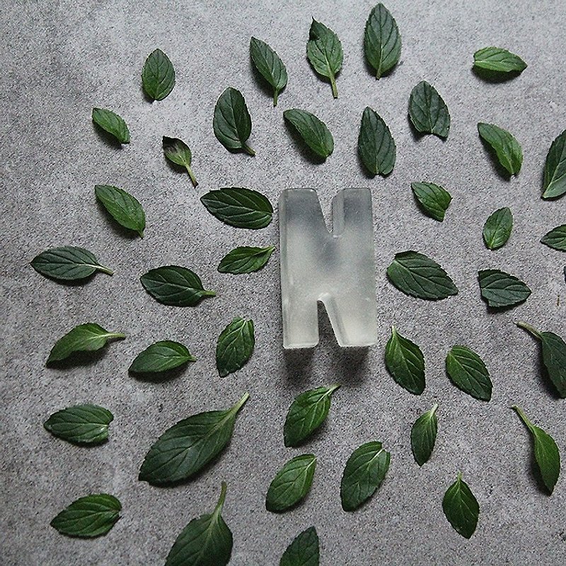 Alphabet Handmade Soap - Lemon Peppermint - Soap - Other Materials Transparent