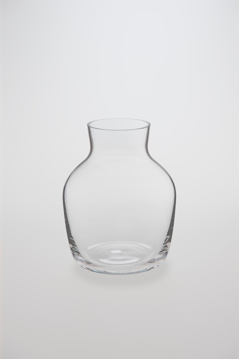 TG Round Glass Flower Vase 1750 ml - เซรามิก - แก้ว สีใส