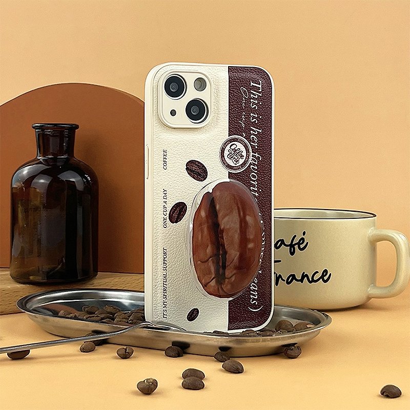 Coffee Bean iPhone Case & Stand - Phone Cases - Other Materials 