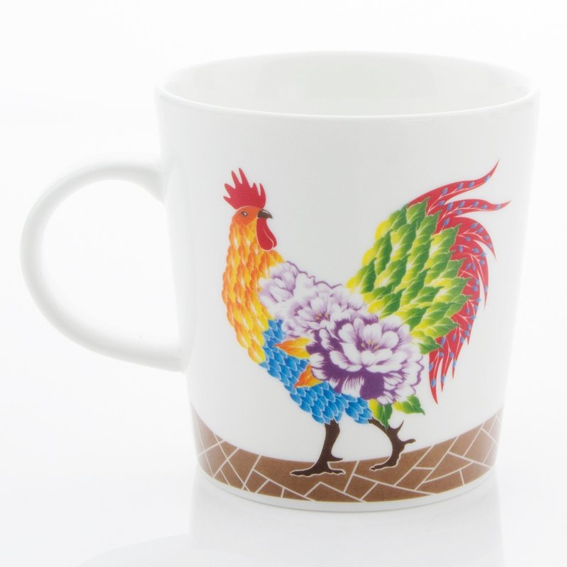 Year of Rooster Mug-A3 - Mugs - Porcelain Multicolor