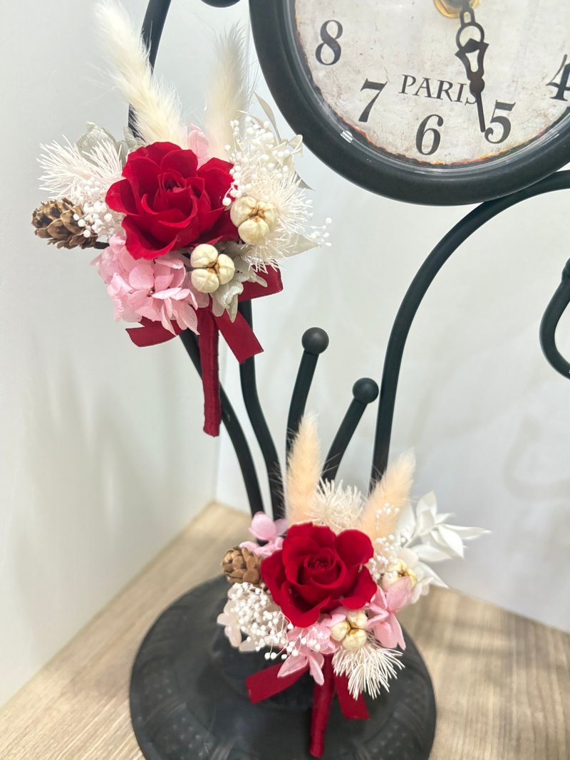 永生婚禮胸花 - 胸花/手腕花 - 植物．花 多色