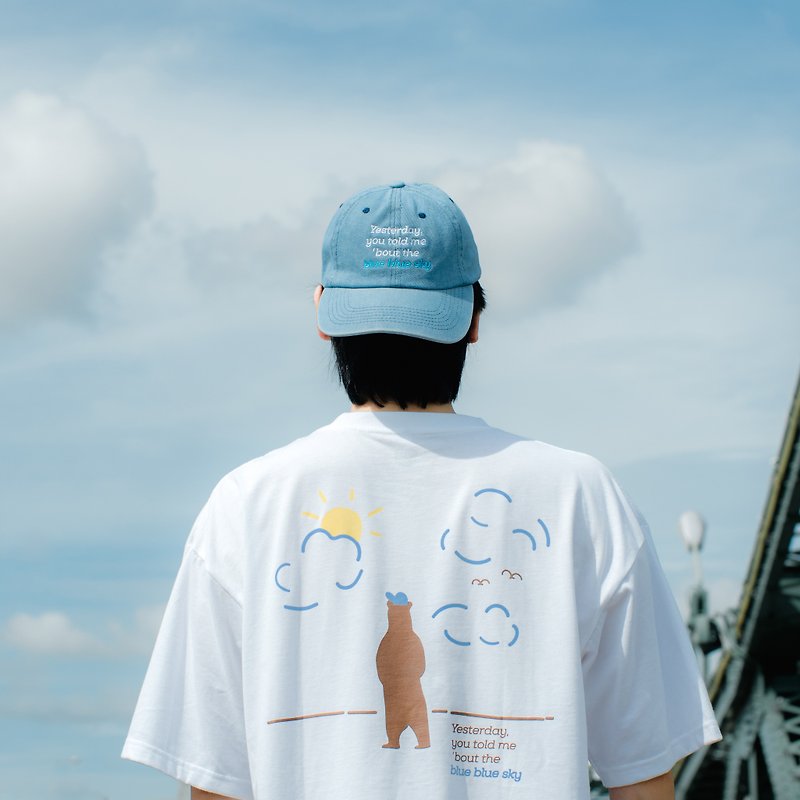Ouranophile, Changeable color t-shirt (White) - 帽T/大學T - 棉．麻 白色