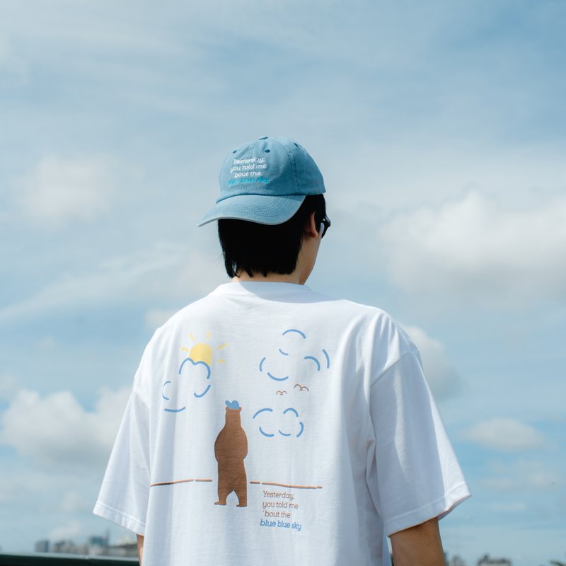 Ouranophile, Changeable color t-shirt (White) - 帽T/大學T - 棉．麻 白色