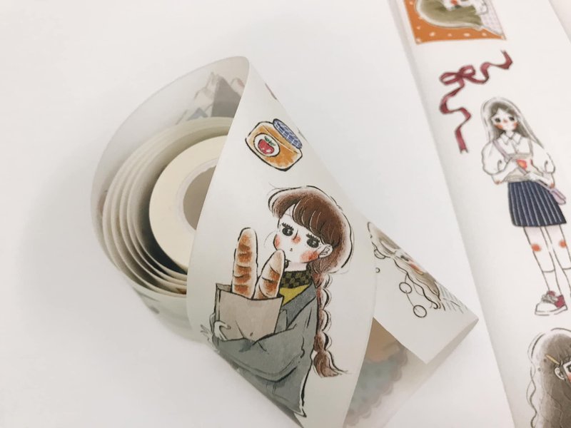 Re-engraved memory release paper tape - Washi Tape - Paper 