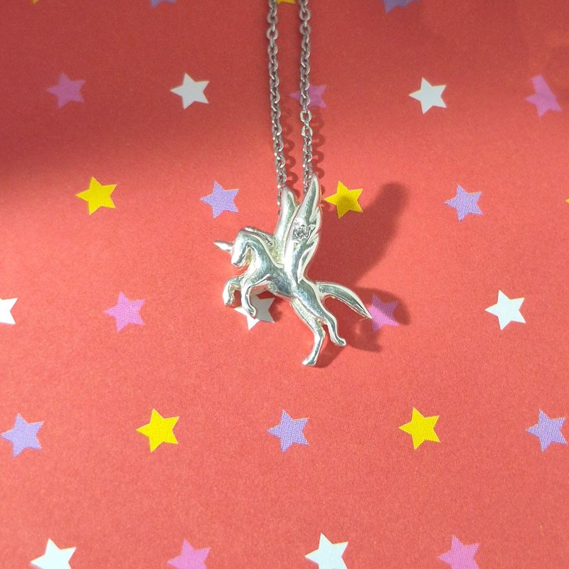 【比法一生】純銀墜子-黎光的守護者  925純銀手作銀飾 - 項鍊 - 銀 銀色