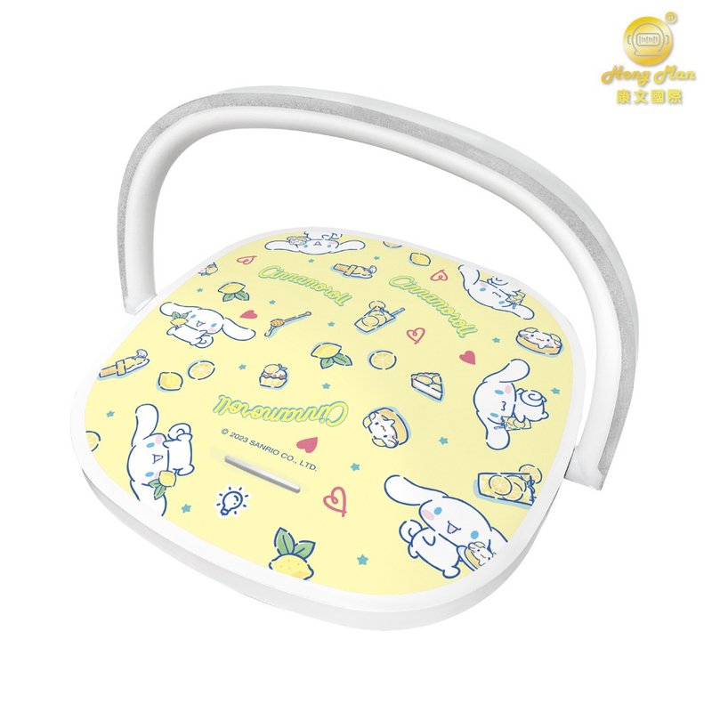 【Hong Man】Sanrio Night Light Wireless Charging Disk Colorful Party Big-Eared Dog Xina - ที่ชาร์จไร้สาย - พลาสติก สีเหลือง