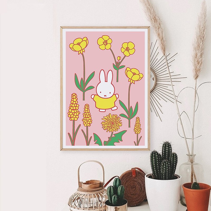 miffy x ÜRIKMÄD limited A3 Poster // Playing In The Garden // Art Print